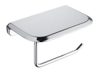 Бумагодержатель ABBER Nord AA1530 с полкой для телефона хром